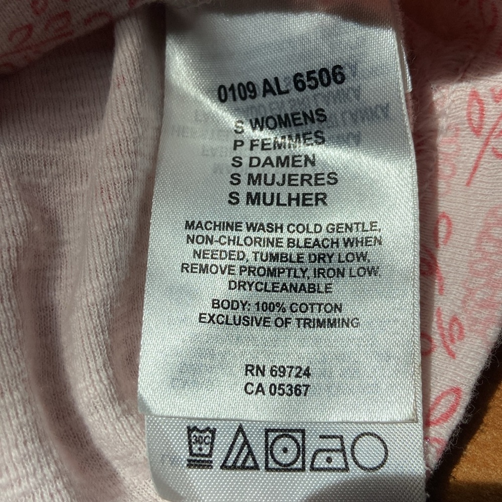 Columbia Sportswear Women’s V Neck Cotton Cap Sleeve Blouse Pink Floral Small - Picture 6 of 7